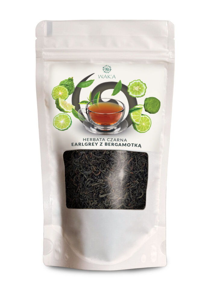 WAKA Herbata czarna Earl Grey z bergamotką, 100g