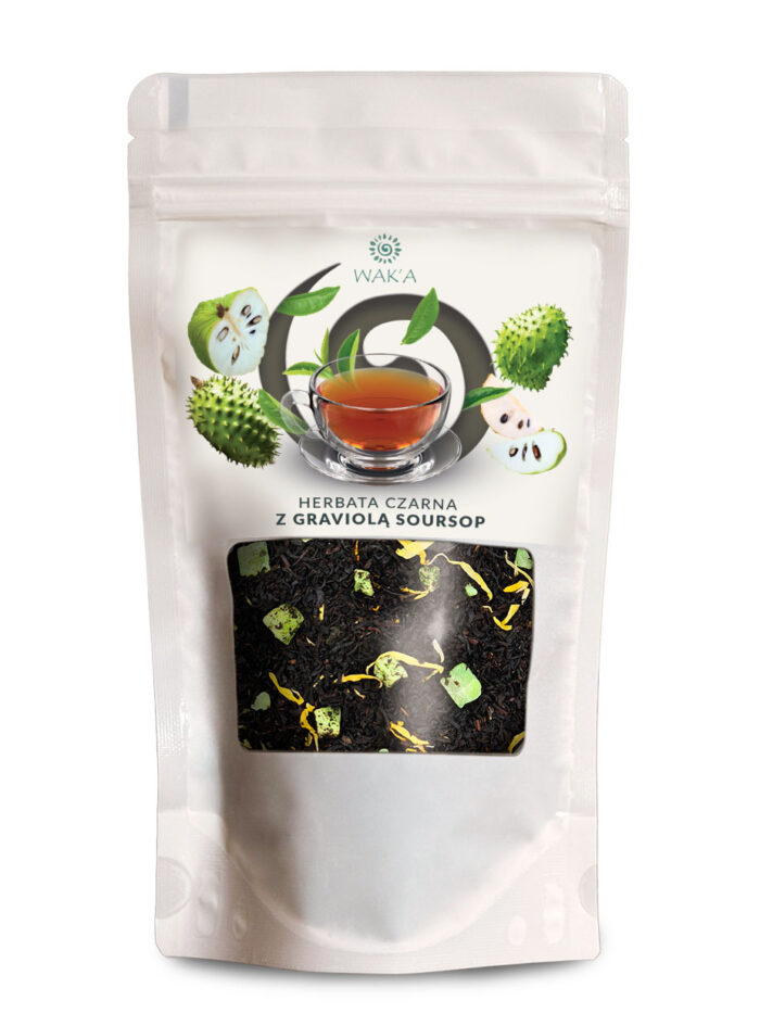 WAKA Herbata czarna z graviolą soursop, 100g