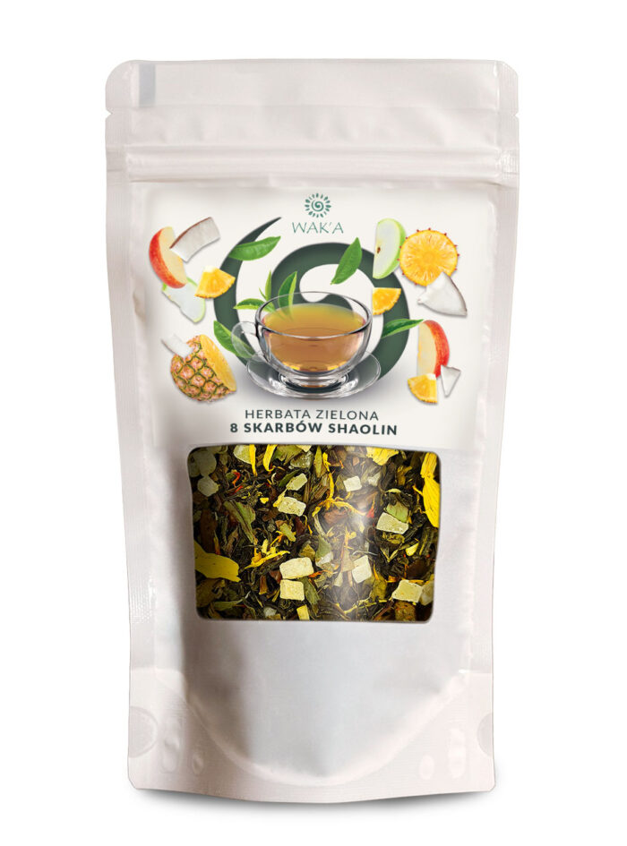 WAKA Herbata zielona 8 Skarbów Shaolin, 100g