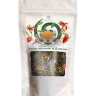 WAKA Herbata zielona Sencha Truskawki w Szampanie, 100g