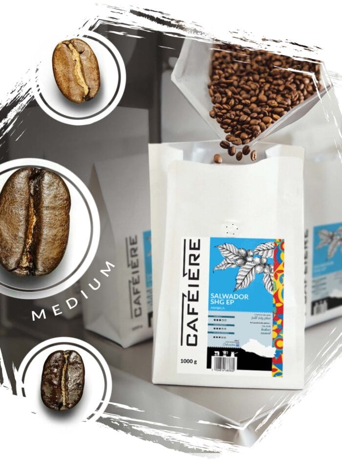 cafeiere Salvador stopień palenia kawy średni