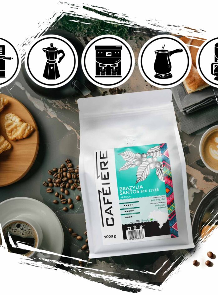 kawa cafeiere Brazylia santos metody parzenia kawa cafeiere Brazylia santos metody parzenia