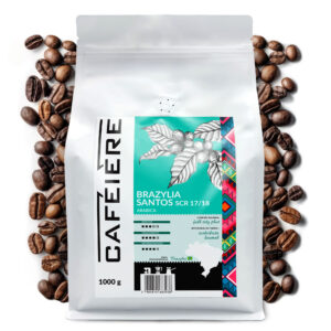 Kawa ziarnista Cafeiere Brazylia santos