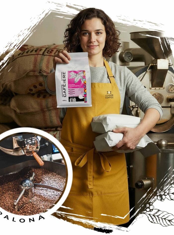 kawa cafeiere świeżo palona