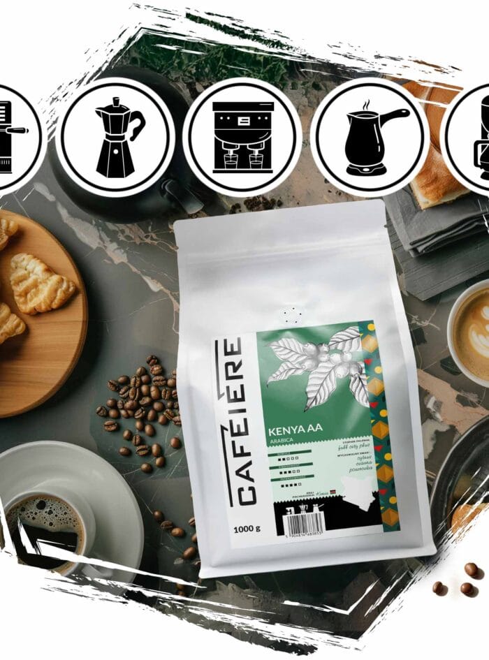 kawa cafeiere Kenia metody parzenia