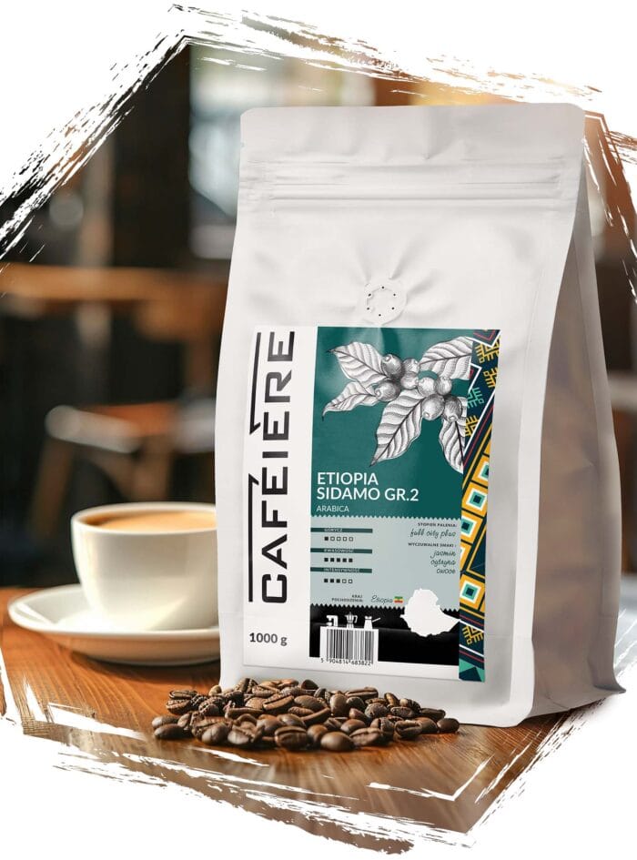 Kawa ziarnista Cafeiere Etiopia sidamo